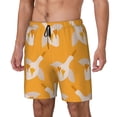 thumbnail image 2 of Gaeub Flying Ducks Mens Swim Trunks Stretch Beach Shorts Quick Dry for Men Swim Shorts Swimwear with Pockets- X-Large, 2 of 9