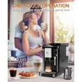 thumbnail image 2 of Fully Automatic Espresso Machine - Built-In Grinder, Automatic Milk Frother, One-Touch Operation, Auto-Cleaning, 1.5L Water Tank, 2 of 9