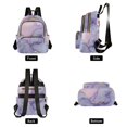 thumbnail image 2 of JIALIOU Mini Backpack Purse for Women Quilted Casual Daypack Small Travel Shoulder Bag, Lilac Marble, 2 of 7