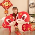 thumbnail image 7 of Year of The Snake Plushs Toy, Chinese Year of The Snake Plushs Doll, Snake Stuffed Animals Mascots Dolls New Year Decoration, Cute Snake Cartoons Snake Plushs Doll Chinese New Year Decoration, 7 of 7