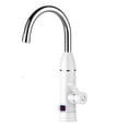 thumbnail image 1 of Stainless Steel Electric Water Heater Temperature Display Kitchen Tankless Instant Hot Water Faucet 3300W ,Built To Last, 1 of 6
