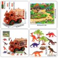 thumbnail image 2 of Dinosaur Truck Toys For Kids With 6 Dinos Figures,dinosaur Truck Toys,dinosaur Truck Carrier Toy, 2 of 5