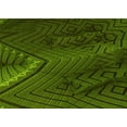 thumbnail image 1 of Ahgly Company Machine Washable Indoor Rectangle Transitional Dark Forest Green Area Rugs, 7' x 10', 1 of 7