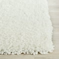 thumbnail image 5 of SAFAVIEH Popcorn Solid Polyester Shag Runner Rug, Ivory, 2'3" x 7', 5 of 6