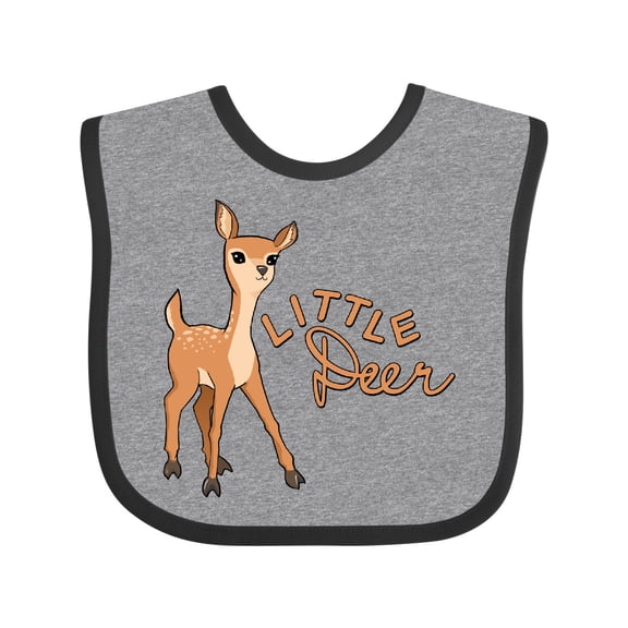 Inktastic Little Deer Boys or Girls Baby Bib