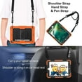 thumbnail image 6 of iPad 10.2 Inch 9 8 7 2021 2020 2019 [iPad 9th / 8th / 7th Gen ] A2197 A2270 A2602 MW762LL/A MYLC2LL/A MYL92LL/A MK2L3LL/A Built-in Kick Stand Heavy Duty Rugged Case - Orange, 6 of 8