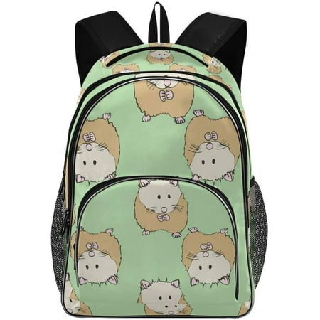 Schoolbag for Girls Boys,Animal Large Cute Hamster Backpack Bookbags ...