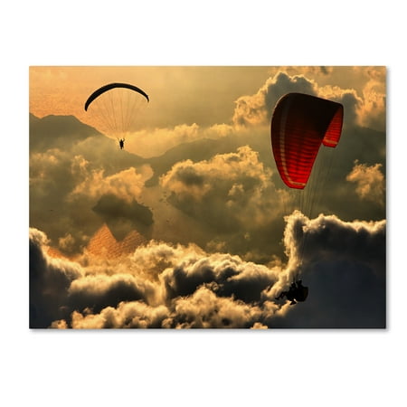 Trademark Fine Art 'Paragliding 2' Canvas Art by Yavuz Sariyildiz