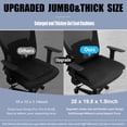 thumbnail image 2 of Gel Seat Cushion for Long Sitting - 1.65inch Double Thick Cooling Egg Cushion for Back, Hip, Sciatica, Coccyx, Tailbone Pain Relief - Office Chair Car Seat Cushion – Wheelchair Cushions, 2 of 5