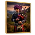 thumbnail image 2 of Designart "Great Highland Bagpipe In The Scottish Highlands I" Music Floater Framed Wall Art Prints, 2 of 5