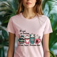 thumbnail image 5 of Graphic T-Shirt God Has a Plan Trust It Floral Quote Tee for Women, Light Pink, Size S, 5 of 6