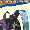 thumbnail image 2 of 17 Inch Lightweight Backpack,PVC Waterproof Oxford Fabric, Ergonomically Designed, with Large Capacity, Monarch Butterfly Aesthetic, 2 of 5