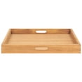 thumbnail image 3 of vidaXL Serving Tray 60x60 cm Solid Teak Wood, 3 of 5
