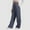 Navy, variant on Olyvenn Wide Leg Sweatpants Women Baggy Warm Fleece Sweatpants with Pockets Casual Drawstring High Waist Athletic Sweat Pants Green L