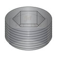 thumbnail image 2 of 1/2" Dry Seal Socket Pipe Plugs | 3/4" Taper | Steel | Plain (Quantity: 50), 2 of 6