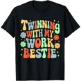 thumbnail image 1 of T-Shirt Journée d'Esprit "Twinning With My Work Bestie Friends" - comme sur l'Image - 2TG, 1 of 4