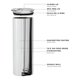 thumbnail image 4 of Vasos de Sublimación de 20 Onzas Flaco Recto, Acero Inoxidable para Sublimación en Blanco Vaso Delgado, Paquete de 8, 4 of 5