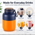 thumbnail image 6 of Wireless Juicer Cup, 180W USB Rechargeable Personal Blender with 38 Blades, 28/45oz Portable for Fruits & Smoothie, 6 of 7