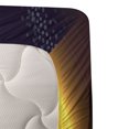 thumbnail image 3 of Ambesonne Colorful Fitted & Top Sheet Set with Sham, Jupiter Saturn Planet, Multicolor, 3 of 4