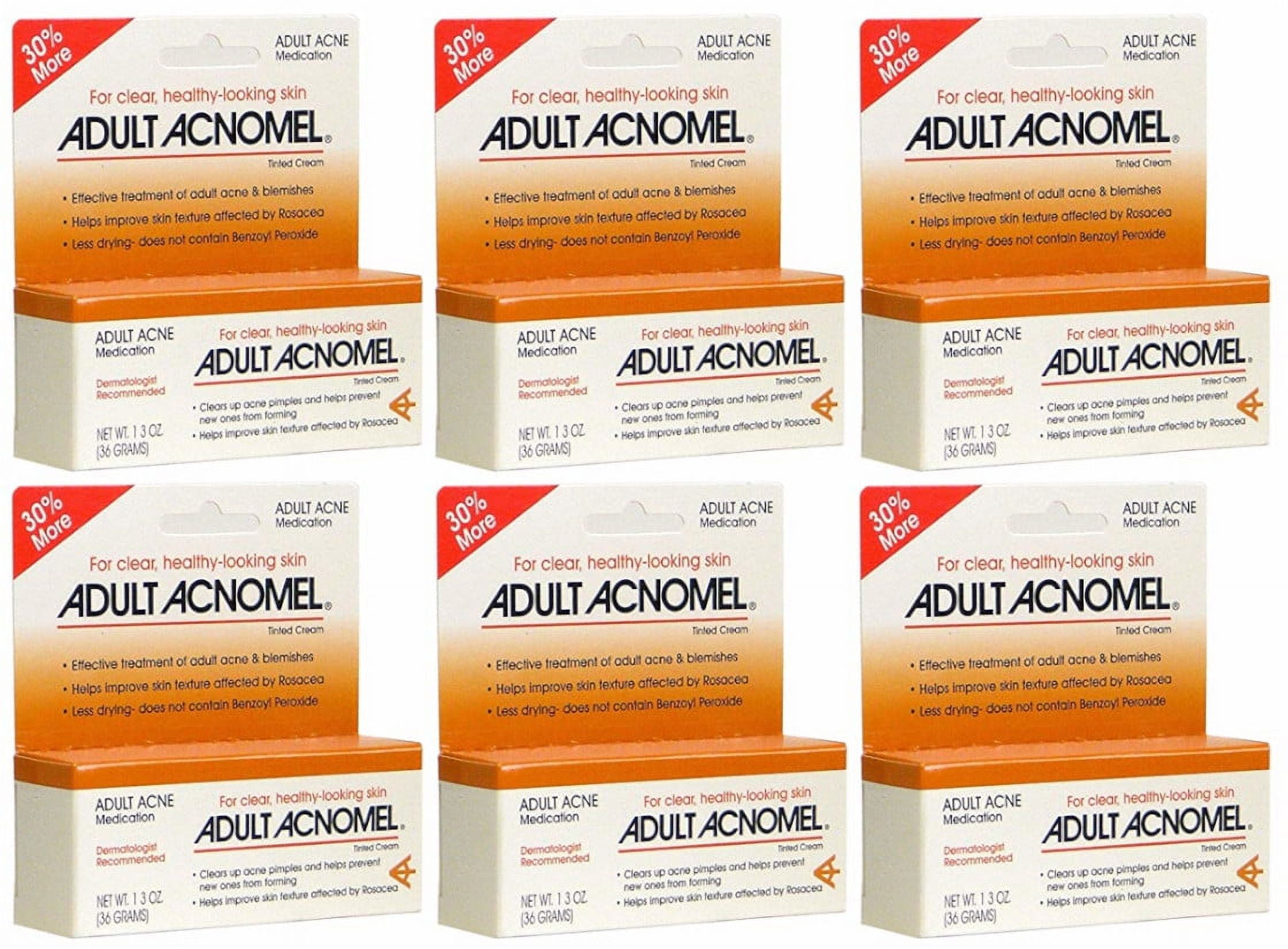 Adult Acnomel Acne Medication Tinted Cream