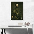 thumbnail image 2 of ARTCANVAS Portrait Of Alfonso D'Avalos 1533 Canvas Art Print by Titian Tiziano Vecelli - Size: 26" x 18" (0.75" Deep), 2 of 9
