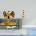 thumbnail image 2 of Escultura,Estatua de resina,figura decorativa para el hogar.,Estatua de resina,Estatua de resina para decoración del hogar,manualidades,oro,Escultura de oro,figura de resina,regalos decorativos., 2 of 7