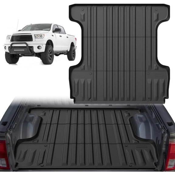 Nilight Truck Bed Mat 5.5 FT for 2007-2021 Toyota Tundra, TPE Heavy-Duty Pick-up Bed Liner for Toyota Tundra Accessories, Anti-Slip Texture, All Weather Protection
