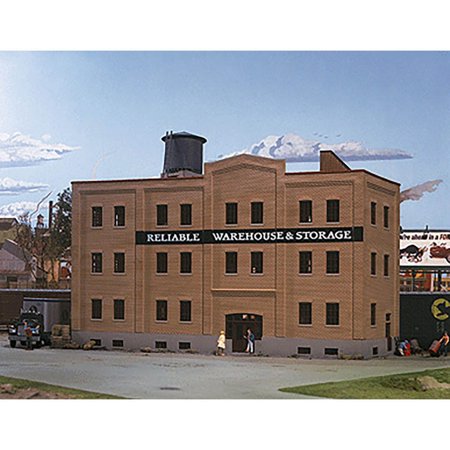 Walthers Cornerstone HO Scale Building/Structure Kit Reliable Warehouse Storage