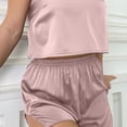 thumbnail image 4 of Camisón de lactancia Gibobby para mujer Pijama cuello en V sólido rosa XL, 4 of 5