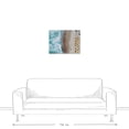 thumbnail image 3 of Creative Products Coastal Aerial Beach Scene 18x24 Canvas Wall Art, 3 of 5