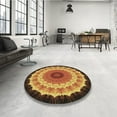 thumbnail image 3 of Ahgly Company Indoor Rectangle Patterned Blood Night Red Area Rugs, 8' x 10', 3 of 6