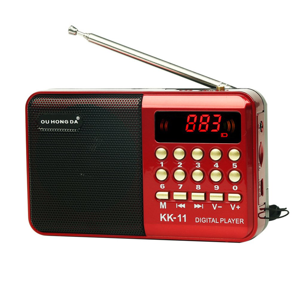 K11 Elderly Mini Radio Mp3 Elderly Card Multifunction Radio Portable