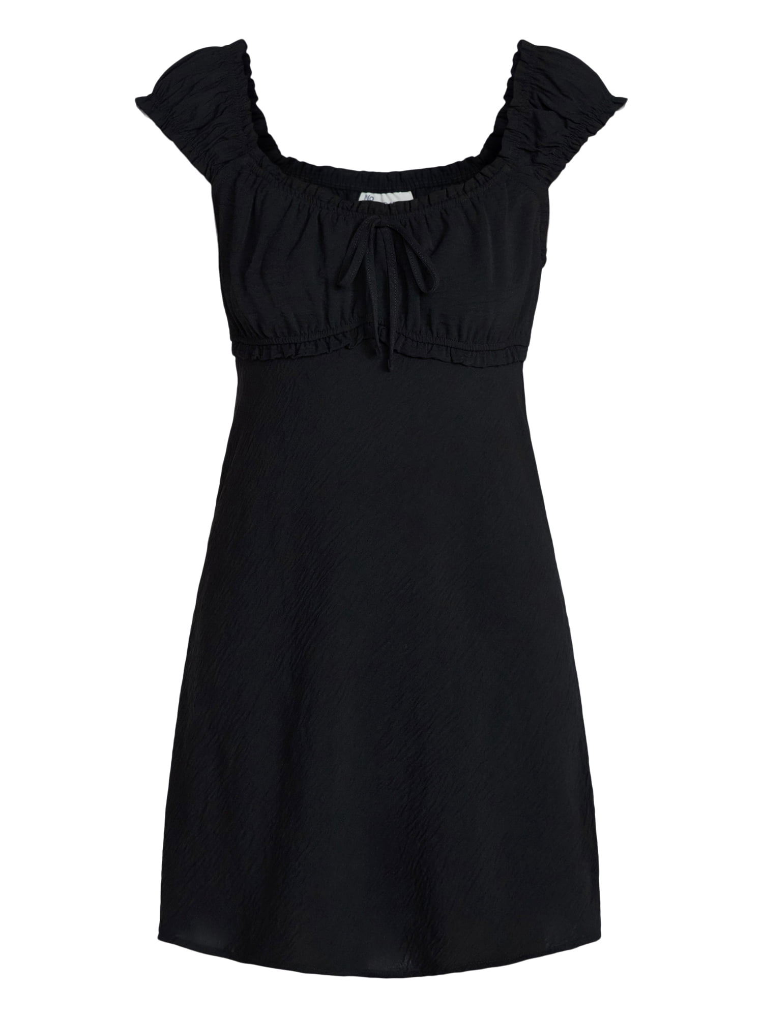 No Boundaries Fit and Flare Mini Dress with Short Sleeves, Women's XXS-XXL