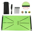 thumbnail image 4 of Golf Swing Trainer Chipping Net Golf Training Aids Indoor Outdoor Foldable Chipping Pitching Cages Hitting Mat Combination D, 4 of 6