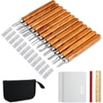 thumbnail image 1 of AUGSUN Wood Carving Knife Set - 20 PCS Hand Carving Tool Set for DIY Sculpture Carpenter Experts & Beginners, 1 of 6