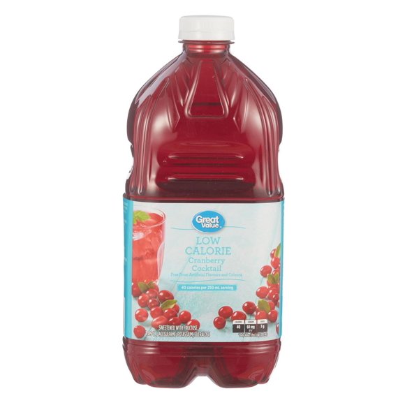 Great Value Light Cranberry Cocktail 1.89L