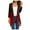 Watermelon Red, variant on under $15 Turilly Lady Coats Summer Plus Size Jackets Women's Gradient Printed Long Sleeved Irregular Hem Pleated Cardigan (suitable for Summer and Autumn) Cardigan