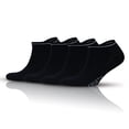 thumbnail image 7 of GoWith Cotton Black Short Sneaker Socks For Men | 4 Pairs | Model: 3116, 7 of 7