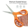 thumbnail image 6 of LIVINGO Office Scissors All Purpose, Titanium Sharp Shears Home Crafting Assorted 3 Pack 8", 6 of 6