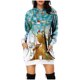 thumbnail image 1 of Vestidos de Navidad Para Mujer Moda Casual Manga Corta Cuello Redondo Sólido Ahueca Hacia Fuera Maxi Vestido Largo Suelto Odeerbi ODB198816, 1 of 5