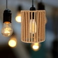 thumbnail image 2 of MLINS Paper Rope Lampshade Hanging Lamp Cover Rustic Pendant Light Woven Cover, 2 of 8
