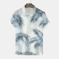 thumbnail image 5 of Mens Hawaiian Shirt Short Sleeve Button Down Shirts Tropical Floral Summer Beach Shirts,S-3XL, 5 of 7