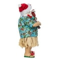 thumbnail image 3 of Kurt Adler 11-Inch Fabriché Beach Santa, 3 of 6