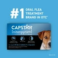 thumbnail image 5 of CAPSTAR (Nitenpyram) Fast-Acting Oral Flea Treatment for Small Dogs (2-25 lbs), 6 Tablets, 11.4 mg, 5 of 8