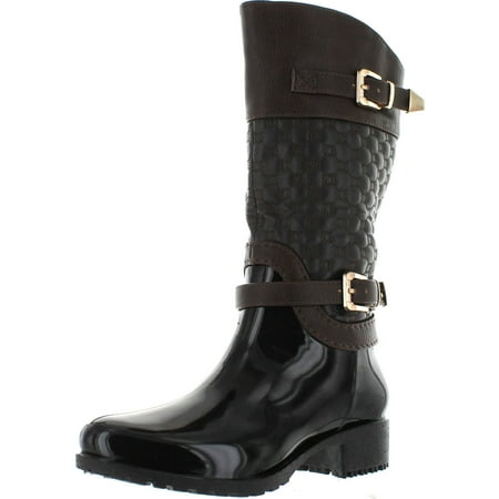 Zip Knee Boot - LInk FATIMA-27K Kids Girls Link Knee High Side Zip Riding Winter Rain Boots