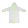 thumbnail image 1 of koolsoo Poncho de Pluie, Capuche et Manches EVA Imperméable à l'Eau Léger Portable Long Vert Rapide M, 1 of 9