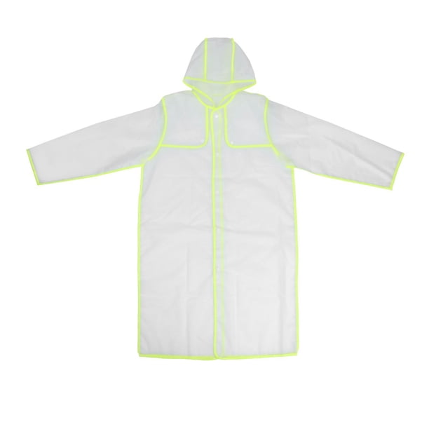 Poncho de lluvia, chaqueta portátil con capucha y mangas, impermeable para hombres y mujeres Verde M