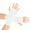 White, variant on Luxalzxs Fingerless Gloves for Women Soft Warm Wrist Gloves Arm Warmers Knit Crochet Mittens