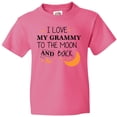 thumbnail image 3 of Inktastic I Love My Grammy To The Moon and Back Youth T-Shirt, 3 of 5
