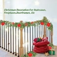 thumbnail image 6 of HomeKingdee Christmas Garland, Realistic Soft Thick Green Faux Cedar Pine Garland with Red Berries Cypress Berry Garland for Crafting, Home Fireplace Wall Decoration, 6 of 6
